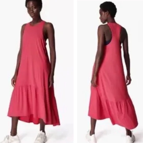 Sweaty Betty Dresses & Skirts - SWEATY BETTY EXPLORER ACE RACERBACK MIDI DRESS NWT